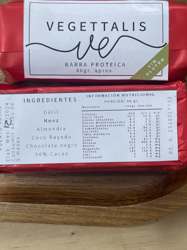 Barritas frutos secos